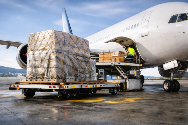Luftfrachtabwicklung